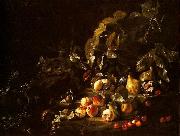 Abraham Brueghel, Still life with fruit